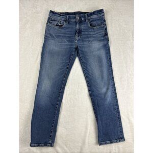 Lucky Brand 223 Straight Leg Jeans Men 32 X 30 Medium Wash stretch comfort Blue